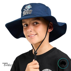 The Mad Hueys Great Bite Shark Youth Wide Brim Hat