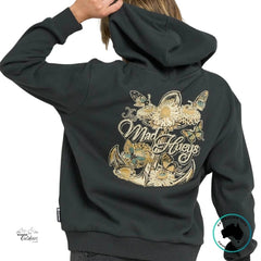 The Mad Hueys Women's Butterfly Anchor Hoodie