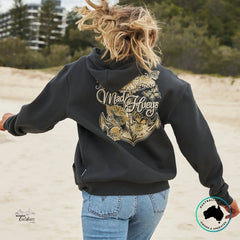 The Mad Hueys Women's Butterfly Anchor Hoodie