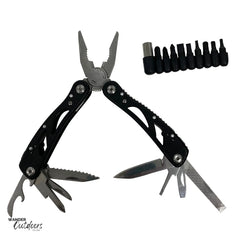 Wildtrak 25 IN 1 Multi Tool Pliers Flat Lay Unfolded