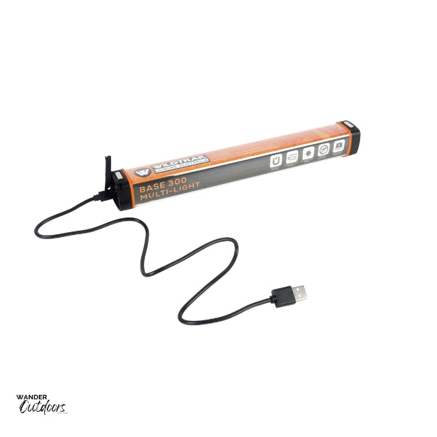 Wildtrak Base 300 Lumen Rechargeable Multifunctional 6AH 30cm Light