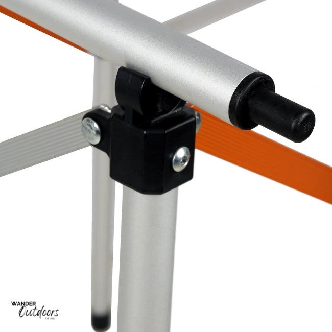 Wildtrak Camp 70 Compact Table Frame Close Up