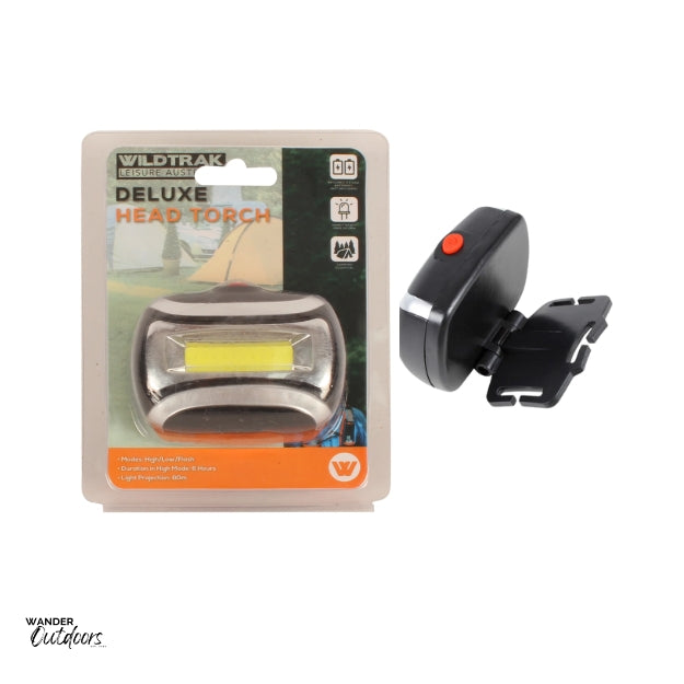 Wildtrak Deluxe Head Torch COB 3W 175L