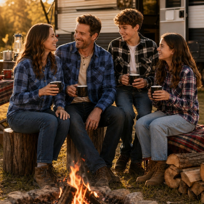 Flannel Shirts for the entire family