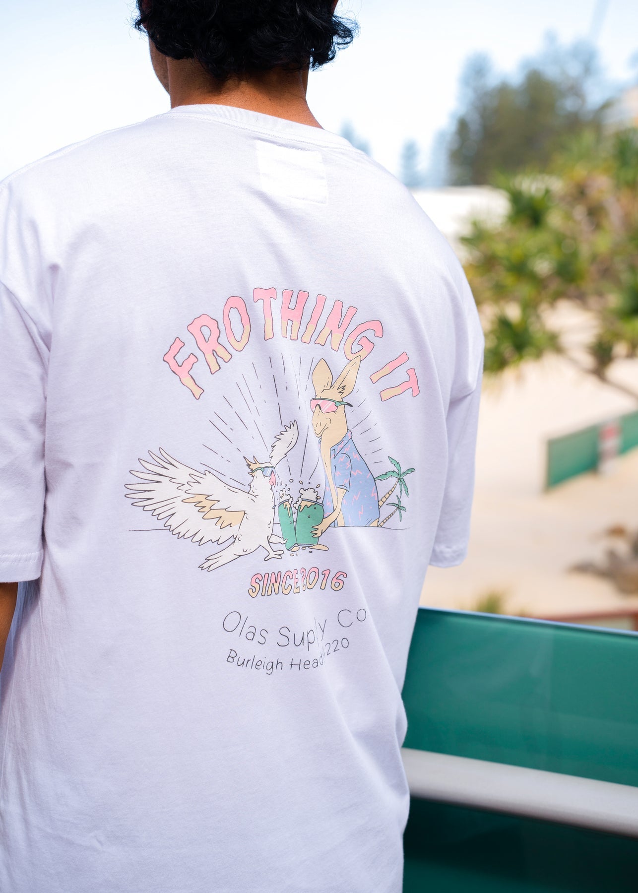 Olas Supply Co. Frothing It Tee
