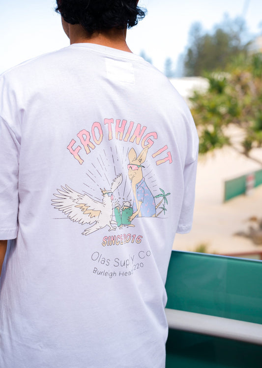 Olas Supply Co. Frothing It Tee