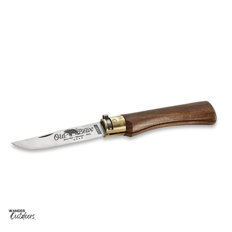 Antonini 9306-23LN Old Bear Classical Walnut Extra Large Carbon Steel Open Blade