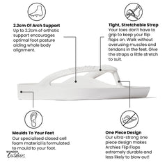 Archies Footwear Arch Support Thongs