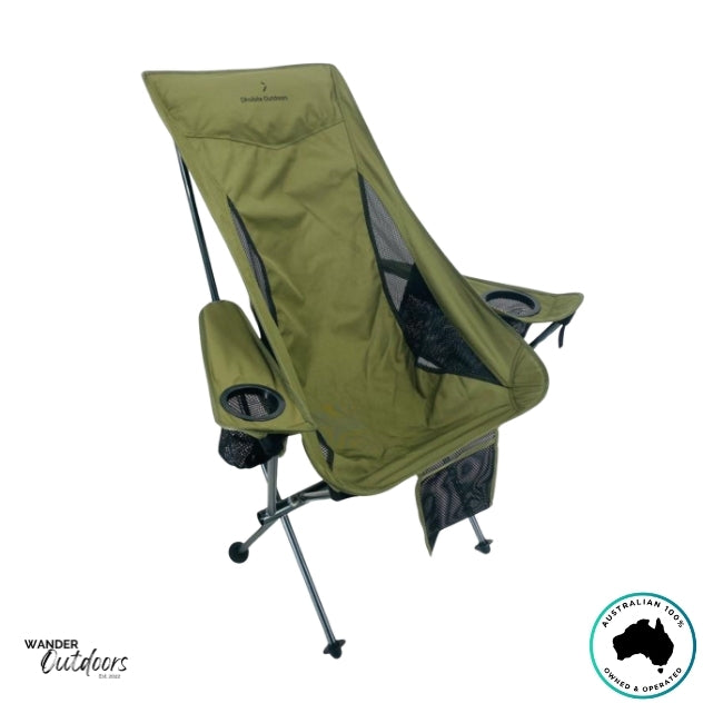 Dhubite Outdoors Compact Camp Chair with Armrest
