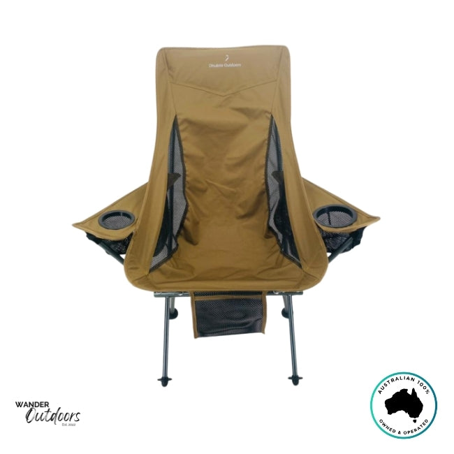 Dhubite Outdoors Compact Camp Chair with Armrest