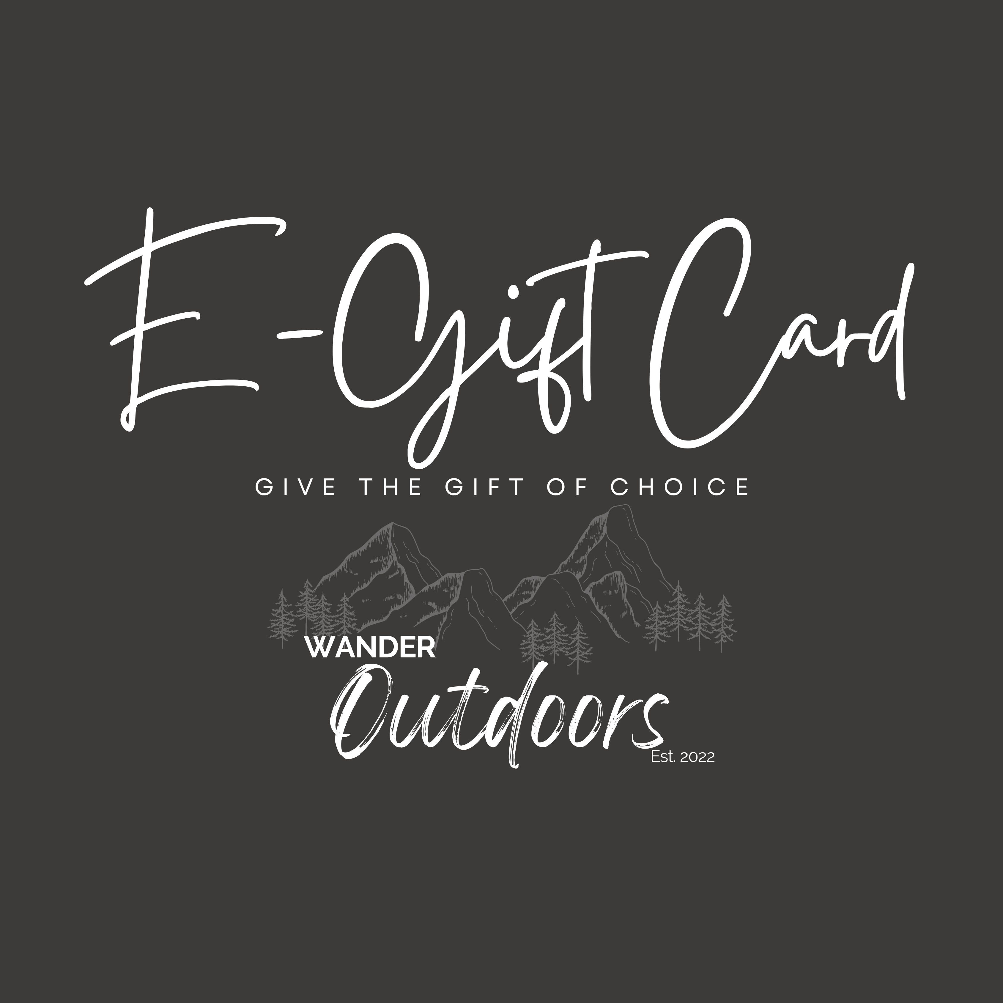 Wander Outdoors eGift Card