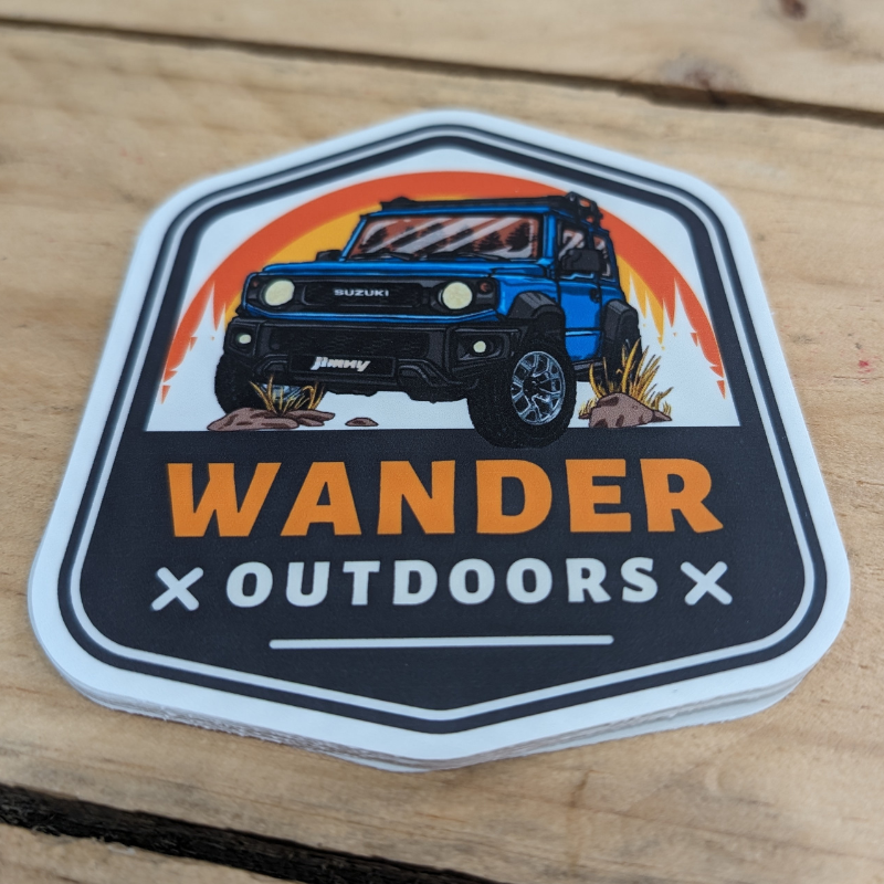 Wander Outdoors Jimny Car Sticker