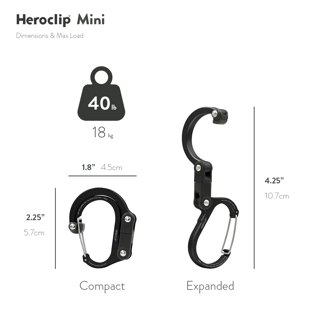 Gear Aid Heroclip Mini - Wander Outdoors