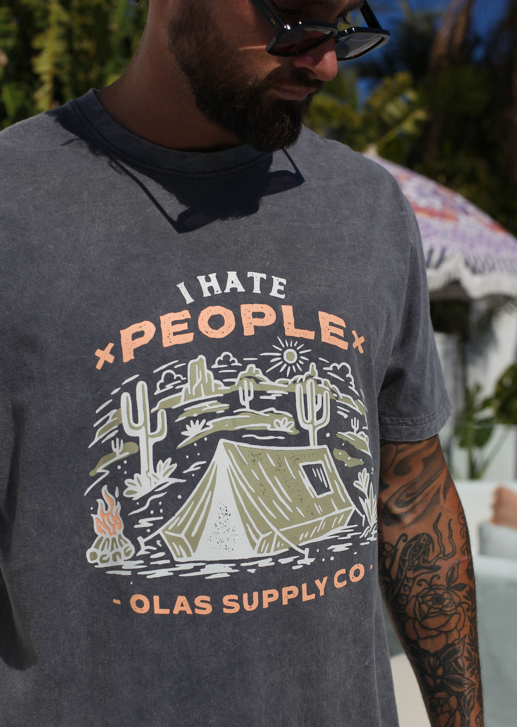Olas Supply Co. I Hate People Tee