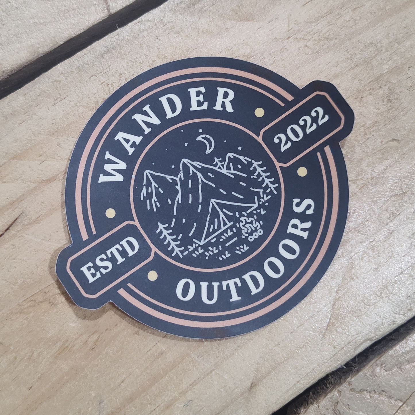 Wander Outdoor Camp Sticker