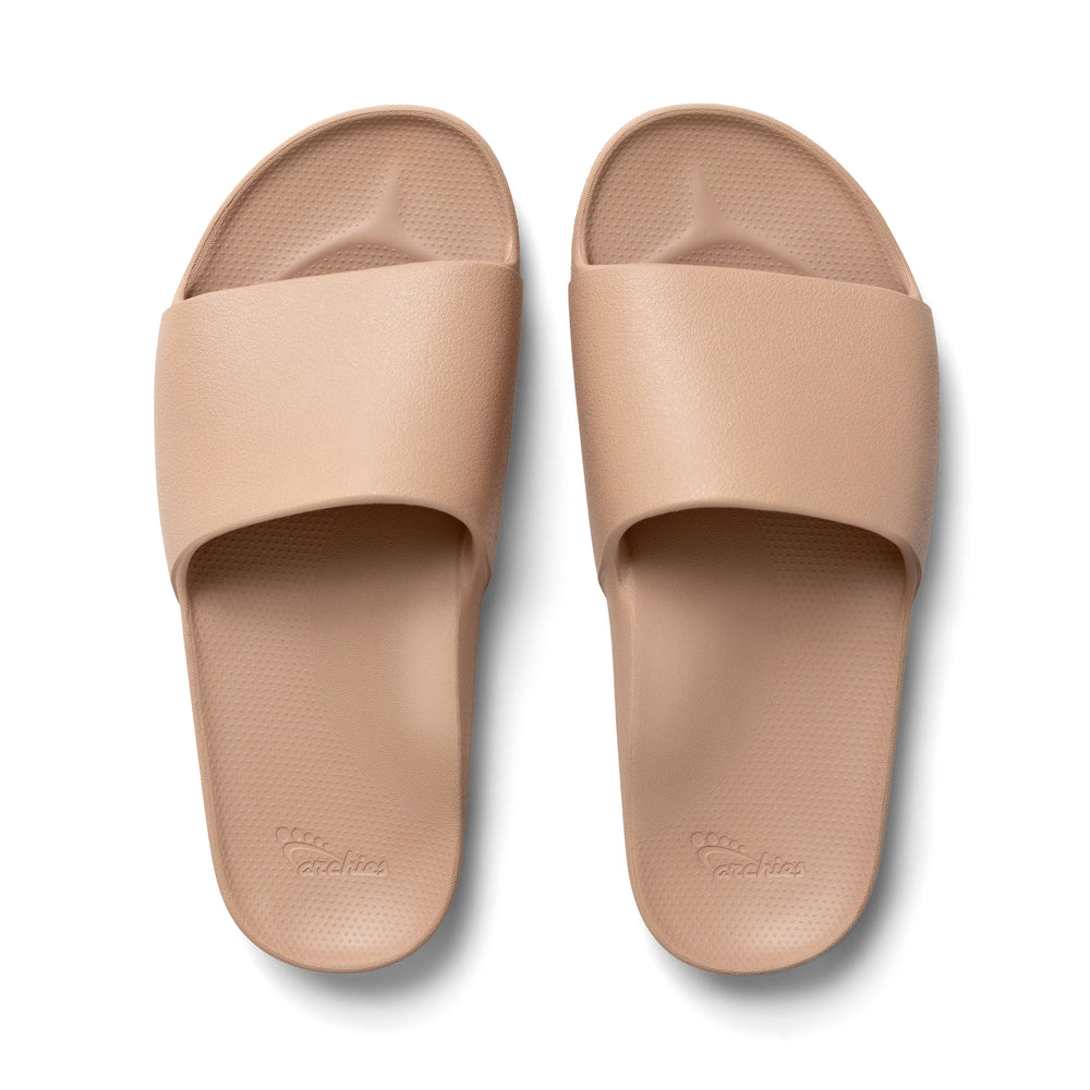 Archies Footwear Arch Support Slides (Tan)