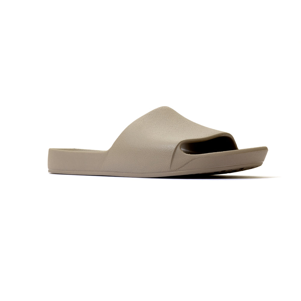 Archies Footwear Arch Support Slides (Taupe)