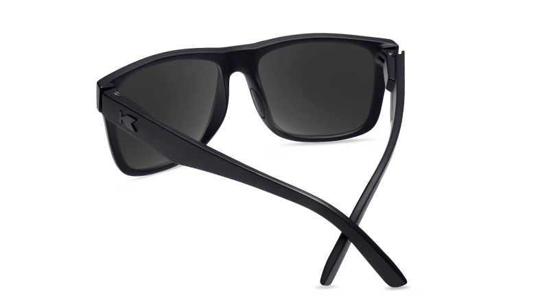 Knockaround Torrey Pines Sport Sunglasses - Matte Black on Black / Smoke - Wander Outdoors