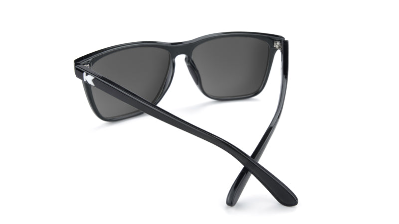 Knockaround Fast Lanes Sport Sunglasses - Jelly Black / Sky Blue
