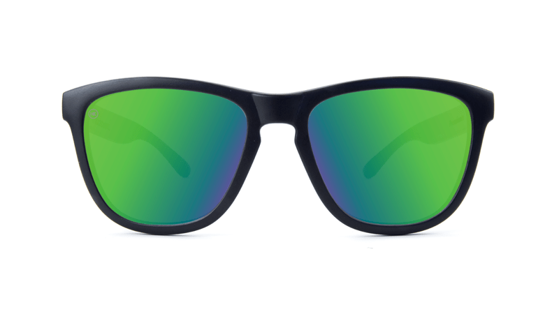 Knockaround Premium Sunglasses - Black / Green Moonshine - Wander Outdoors