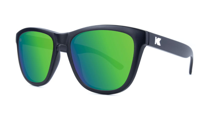 Knockaround Premium Sunglasses - Black / Green Moonshine - Wander Outdoors