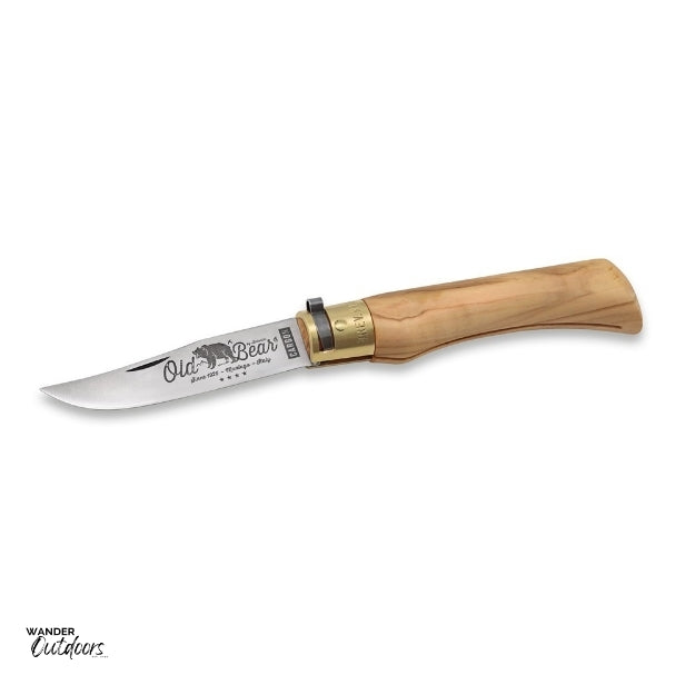 Antonini 9306/21LU Old Bear Classical Olive Wood Large - Carbon Steel