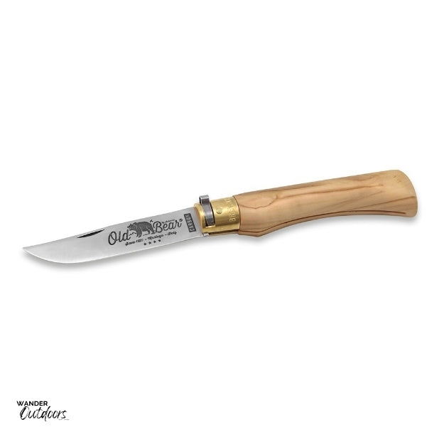 Antonini 9306/23LU Old Bear Classical Olive Wood Extra Large - Carbon Steel