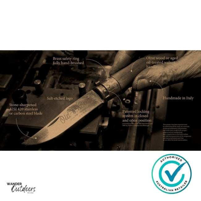 Antonini Old Bear Classical Knife Details