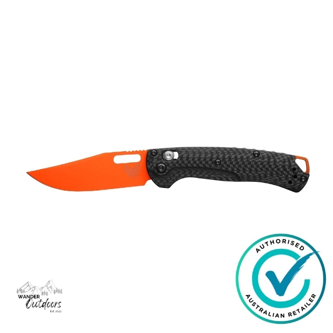 Benchmade 15533OR-01 MINI TAGGEDOUT | Carbon Fibre Folding Knife