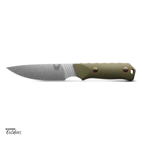 Benchmade 15600-01 Raghorn Knife - Fixed Blade Birds Eye View