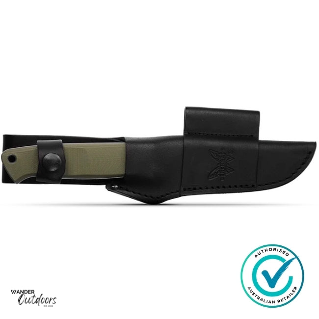 Benchmade 163-1 Sibert Bushcrafter Knife In Sheath