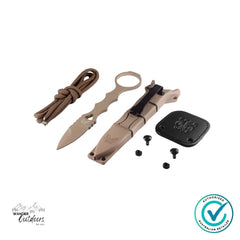 Benchmade 177SN Thompson Mini SOCP Fixed Blade | Sand | Spear Point