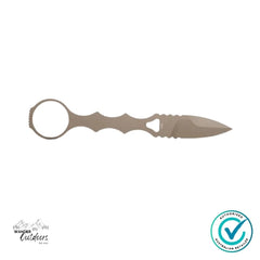 Benchmade 177SN Thompson Mini SOCP Fixed Blade | Sand | Spear Point