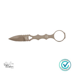Benchmade 177SN Thompson Mini SOCP Fixed Blade | Sand | Spear Point