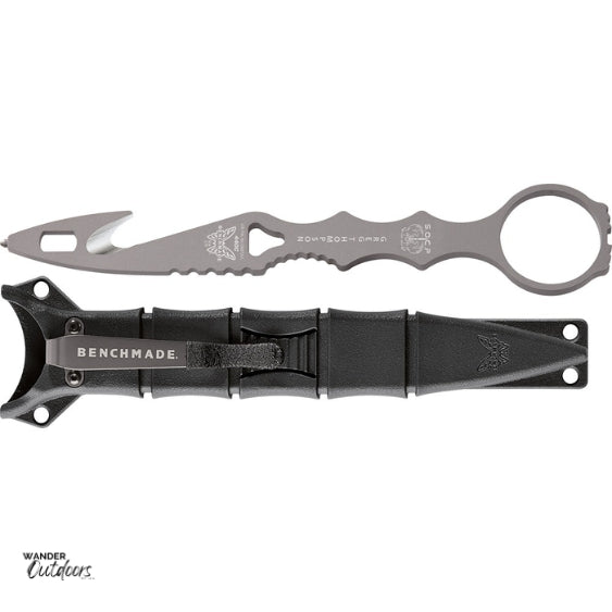 Benchmade 179GRY Thompson SOCP (Special Operatives Combatives Programs) Rescue Hook with Black Sheath