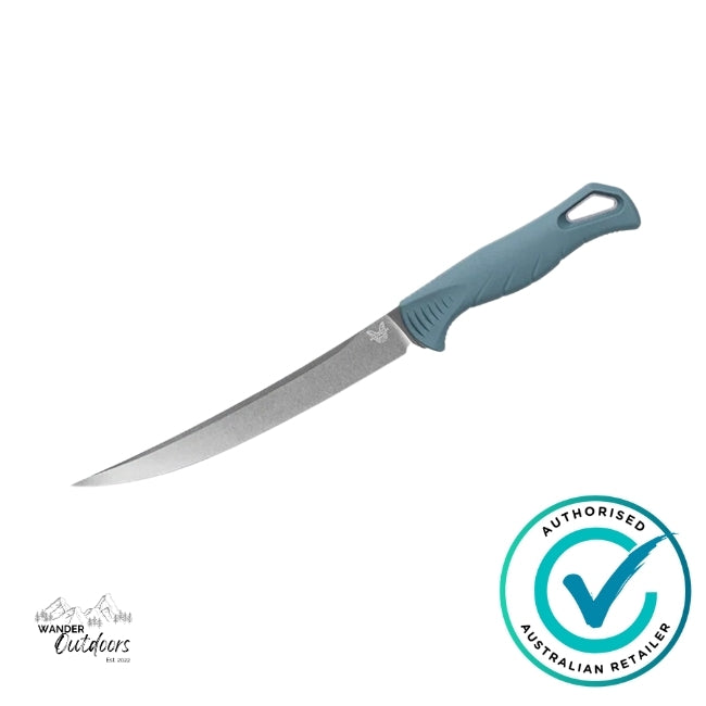 Benchmade 18010 Fishcrafter 7" Trailing Point Fixed Blade | MagnaCut