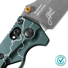Benchmade 18065-ABEL1 Mini Adira Abel Dark Waters Folding Knife
