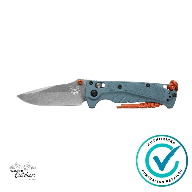Benchmade 18065 Mini Adira | Depth Blue Grivory | Folding Knife
