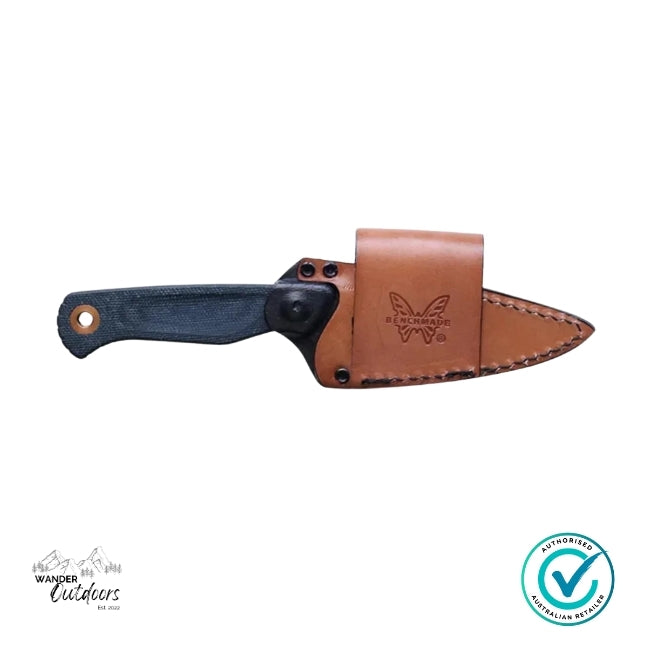 Benchmade 203-04 Dacian | Blue Denim Micarta | Spear Point Fixed Blade Knife