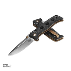 Benchmade 273-03 Mini Adamas Axis Folding Knife Flat Lay Stacked