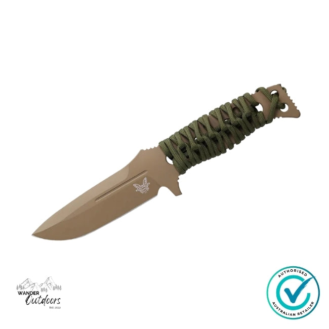 Benchmade 375FE-02 Fixed Adamas OD Paracord Fixed Blade