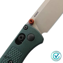 Benchmade 533TN-2601 Mini Bugout | Taiga Green Grivory | Folding Knife