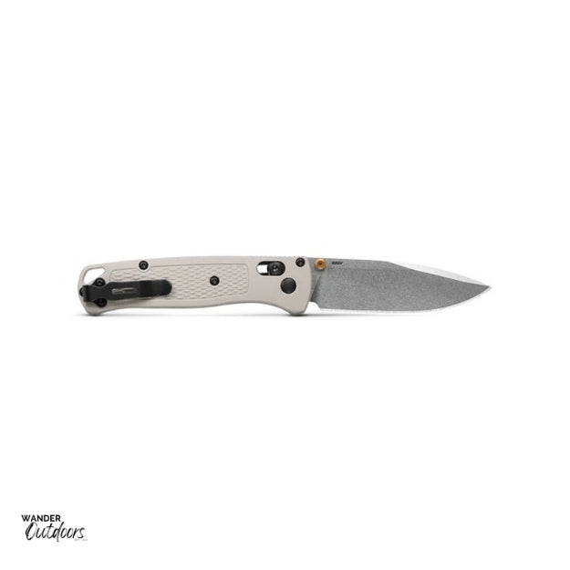 Benchmade 535-12 Bugout Axis Folding Knife Flat Lay Clip