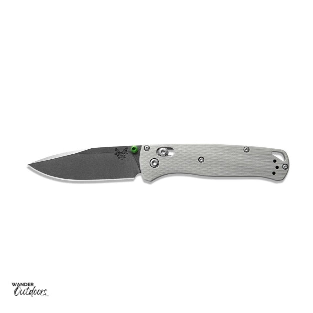 Benchmade 535-2002 Bugout 20CV Grey G10 Folding Knife *Limited Edition* Open Blade Butterfly Side 