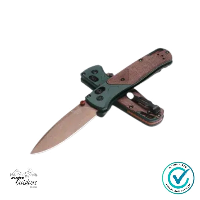 Benchmade 535FE-2602 Bugout | Taiga Green | Drop-Point