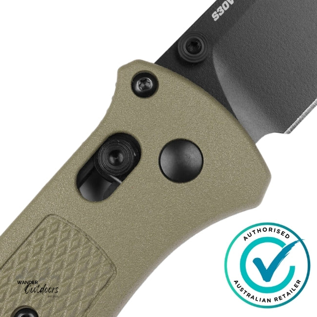 Benchmade 537BK-06 Bailout | Ranger Green | Tanto Folding Knife