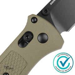 Benchmade 537BK-06 Bailout | Ranger Green | Tanto Folding Knife