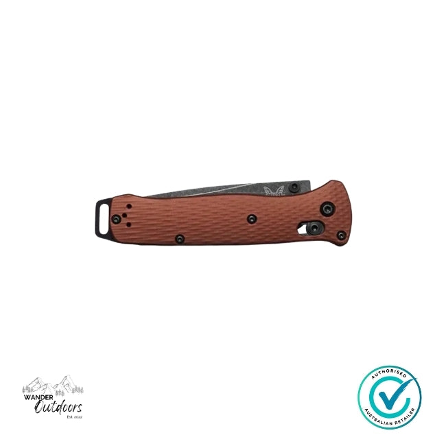 Benchmade 537BK-07 Bailout | Burnt Copper Aluminuim | BK Tanto Folding Knife