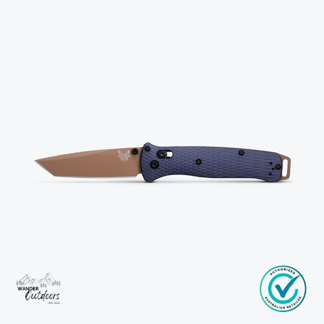 BENCHMADE 537FE-02 Bailout® | Crater Blue Aluminum Folding Knife