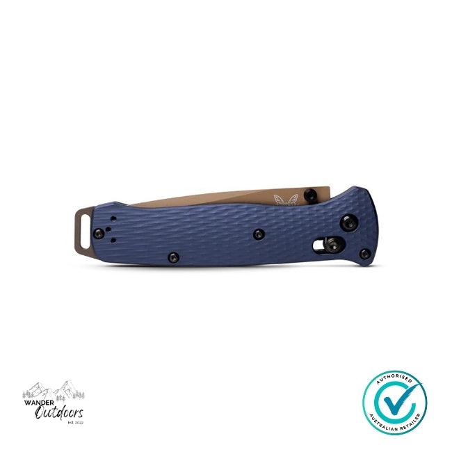 BENCHMADE 537FE-02 Bailout® | Crater Blue Aluminum Folding Knife